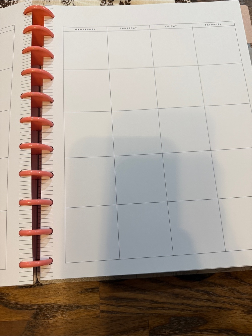 The Happy Planner Blush Pink & Gold Floral Monthly Planner - Picture 10 of 16